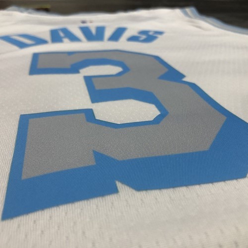 Men's Los Angeles Lakers Anthony Davis #3 White 2020/21 Swingman Jersey - City Edition-Pro Kit Vault | Brand New 26/27 Sports Jerseys